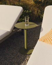 Load image into Gallery viewer, Asinara green aluminium side table Ø40cm - image 5