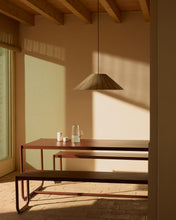 Load image into Gallery viewer, Sotil Set of 2 Benches and Galvanized Steel Table with Garnet Finish 183 x 83 cm - image 4