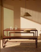 Load image into Gallery viewer, Daltan set of 2 beige striped cotton and jute placemats 35 x 50cm - image 2