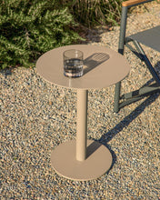 Load image into Gallery viewer, Asinara taupe aluminium side table Ø40cm - image 5