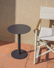 Load image into Gallery viewer, Asinara graphite aluminium side table Ø40cm - image 5