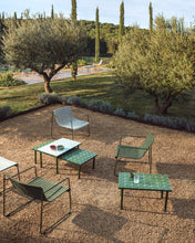 Load image into Gallery viewer, Maurina coffee table in green galvanised steel with green tiles 122 x 61 cm - image 5