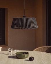 Load image into Gallery viewer, Aldet ceiling lamp shade in black flat rope cord Ø46cm - image 3