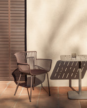Load image into Gallery viewer, Surpika outdoor chair with brown steel legs - image 5