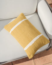 Load image into Gallery viewer, Daila yellow 100% PET cushion cover with Ikat graphic 30 x 50cm - image 3