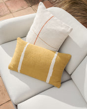 Load image into Gallery viewer, Daila yellow 100% PET cushion cover with Ikat graphic 30 x 50cm - image 2