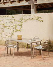 Load image into Gallery viewer, Joncols outdoor table in aluminium with taupe painted finish 180 x 90cm - image 3