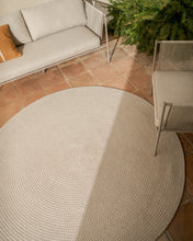 Load image into Gallery viewer, Despas ecru synthetic fibre rug Ø150cm - image 2