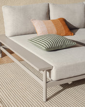 Load image into Gallery viewer, Dirome green striped 100% PET cushion cover 45 x 45cm - image 3