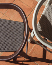 Load image into Gallery viewer, Erice stool in aluminium and ecru rope cord 65cm - image 7