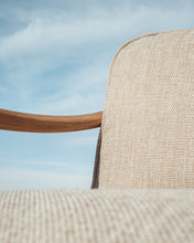 Load image into Gallery viewer, Elunda 2-seater outdoor sofa in solid teak wood FSC 100% 149cm - image 4