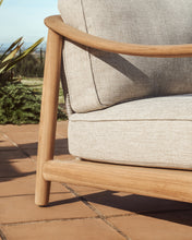 Load image into Gallery viewer, Elunda outdoor armchair in solid teak wood FSC 100% - image 7
