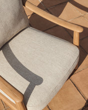Load image into Gallery viewer, Elunda outdoor armchair in solid teak wood FSC 100% - image 8