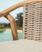 Load image into Gallery viewer, Elunda stackable outdoor chair in solid teak wood FSC 100% - image 6