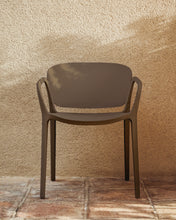 Load image into Gallery viewer, Ania stackable outdoor chair in dark brown - image 5