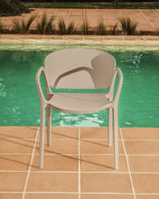 Load image into Gallery viewer, Ania stackable outdoor chair in beige - image 5