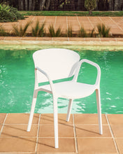 Load image into Gallery viewer, Ania stackable outdoor chair in white - image 10