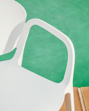 Load image into Gallery viewer, Ania stackable outdoor chair in white - image 12
