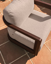 Load image into Gallery viewer, Nerano brown aluminium outdoor armchair - image 6