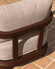 Load image into Gallery viewer, Nerano brown aluminium outdoor armchair - image 7