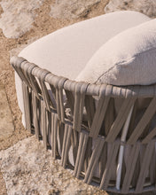Load image into Gallery viewer, Osani armchair in ecru aluminium and taupe rope cord - image 7