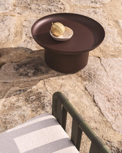 Load image into Gallery viewer, Arcola coffee table in brown aluminium Ø70cm - image 2