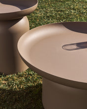Load image into Gallery viewer, Arcola coffee table in taupe aluminium Ø70cm - image 3