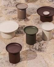 Load image into Gallery viewer, Arcola side table in brown aluminium Ø45cm - image 5