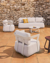 Load image into Gallery viewer, Tamaris ecru aluminium outdoor coffee table Ø80cm - image 3