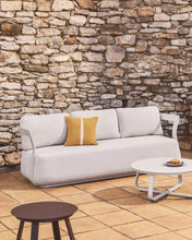 Load image into Gallery viewer, Tamaris ecru aluminium 3-seater sofa 217 cm - image 3