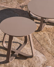 Load image into Gallery viewer, Tamaris taupe aluminium outdoor side table Ø48cm - image 3