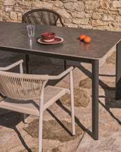 Load image into Gallery viewer, Anafi table in sintered stone and graphite aluminium 180 x 90cm - image 3
