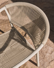 Load image into Gallery viewer, Livadia stackable outdoor chair in ecru aluminium - image 7