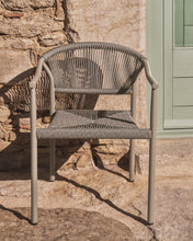 Load image into Gallery viewer, Livadia stackable outdoor chair in taupe aluminium - image 6