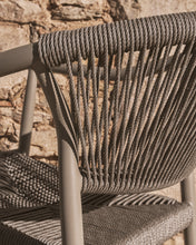 Load image into Gallery viewer, Livadia stackable outdoor chair in taupe aluminium - image 7