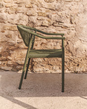 Load image into Gallery viewer, Livadia stackable outdoor chair in green aluminium - image 7