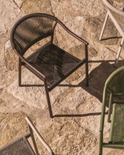 Load image into Gallery viewer, Livadia stackable outdoor chair in brown aluminium - image 9