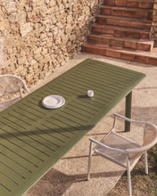 Load image into Gallery viewer, Brela green extendable aluminium table 205(287) x 100cm - image 6