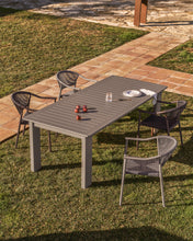 Load image into Gallery viewer, Livorno extendable table in taupe aluminium 233(350) x 100 cm - image 6