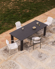 Load image into Gallery viewer, Livorno extendable table in graphite aluminium 233(350) x 100 cm - image 5