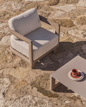 Load image into Gallery viewer, Nerano taupe aluminium outdoor armchair - image 5