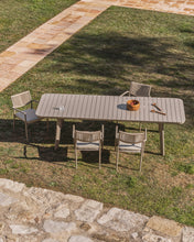 Load image into Gallery viewer, Izola extendable outdoor table in aluminium with taupe finish 220 (280) x 100 cm - image 5