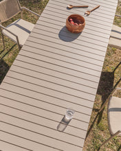 Load image into Gallery viewer, Izola extendable outdoor table in aluminium with taupe finish 185 (235) x 100 cm - image 7