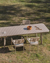 Load image into Gallery viewer, Izola extendable outdoor table in aluminium with taupe finish 220 (280) x 100 cm - image 8