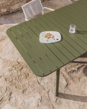 Load image into Gallery viewer, Izola extendable outdoor table in aluminium with green finish 185 (235) x 100cm - image 7