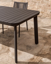 Load image into Gallery viewer, Izola extendable outdoor table in aluminium with graphite finish 185 (235) x 100cm - image 7