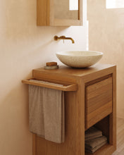 Load image into Gallery viewer, Vedel solid teak towel rack, 40 x 5 cm - image 3