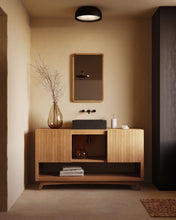 Load image into Gallery viewer, Kuveni bathroom furniture in solid teak wood with a natural finish, 140 x 50 cm - image 8