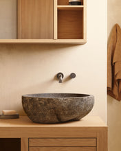 Load image into Gallery viewer, Tetsu stone wash basin, Ø 40 cm - image 3