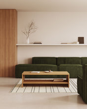 Load image into Gallery viewer, Abilen oak wood veneer coffee table 120 x 60 FSC 100% - image 3
